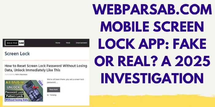 Webparsab.com Mobile Screen Lock App: Real or Fake? HD photo
